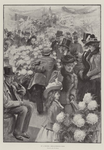 Alla mostra di crisantemi di campagna da William Rainey